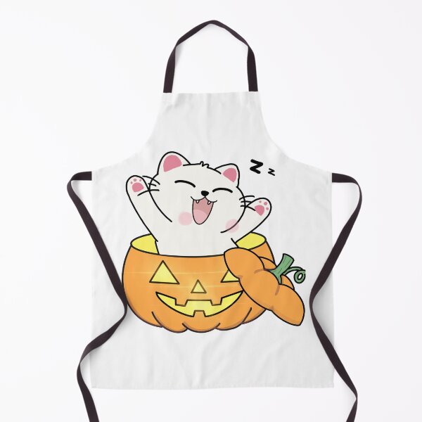 Item preview, Delighted Cat Popping Out of a Jack-o'-Lantern designed and sold by Ikattyg.