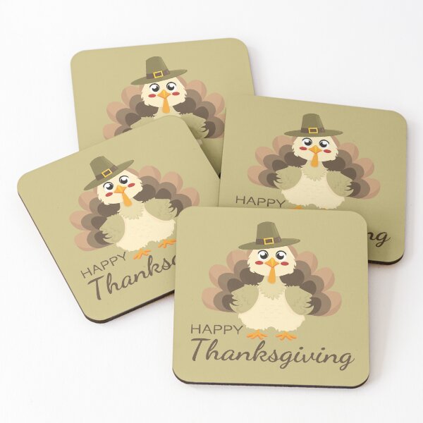 Item preview, Happy Thanksgiving Funny Green CuteTurkey designed and sold by Art-of-Rory.