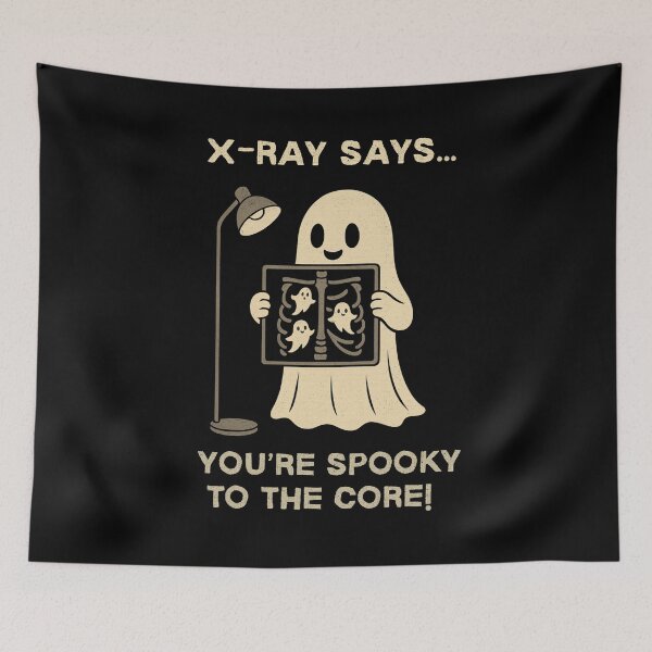 Item preview, Ghost Radiologist Halloween X-Ray design designed and sold by Meandmyshop.