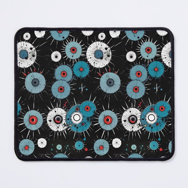 Item preview, "Cosmic Eyes – Abstract Burst Pattern on Black" designed and sold by dreampik.