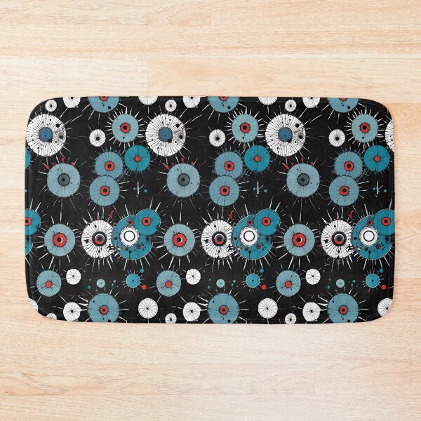 Item preview, "Cosmic Eyes – Abstract Burst Pattern on Black" designed and sold by dreampik.
