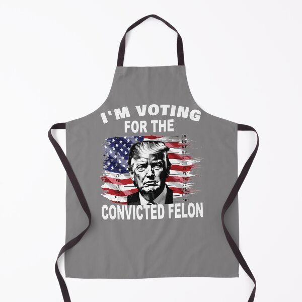 Item preview, I'M-VOTING-FOR-THE-CONVICTED-FELON-2024-FUNNY-TRUMP-T-SHIRT-(2) designed and sold by GalinaKuhn.