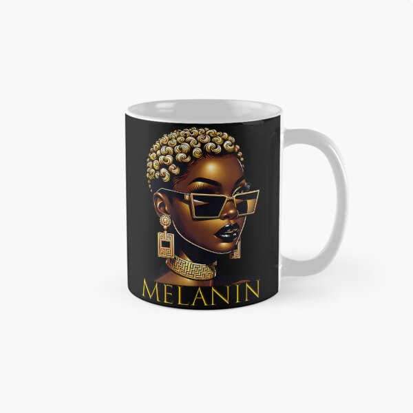 Item preview, Womens Black Gold Queen Melanin Gift designed and sold by mariannilda70.