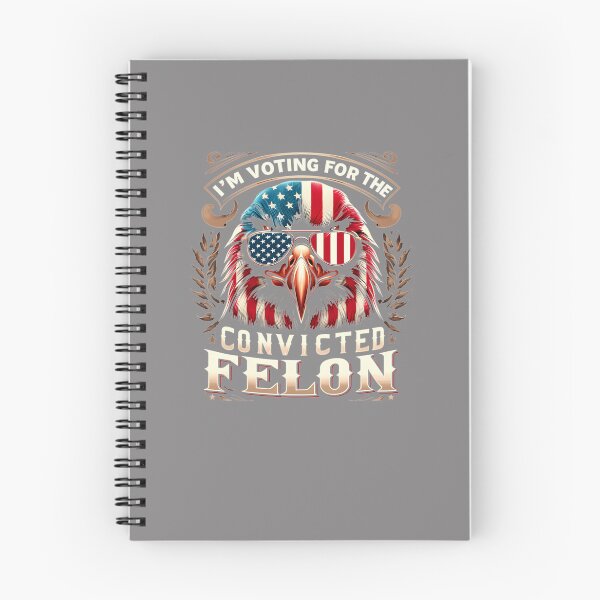 Item preview, I'M-VOTING-FOR-THE-CONVICTED-FELON-FUNNY-PRO-TRUMP-2024-T-SHIRT-(2) designed and sold by GalinaKuhn.