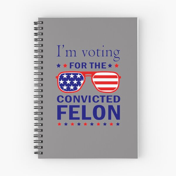 Item preview, I'M-VOTING-FOR-THE-CONVICTED-FELON-FUNNY-PRO-TRUMP-2024-T-SHIRT designed and sold by GalinaKuhn.