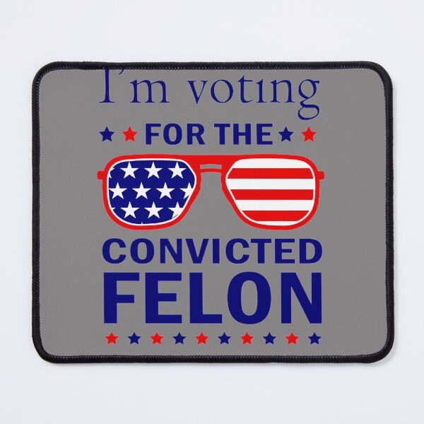 Item preview, I'M-VOTING-FOR-THE-CONVICTED-FELON-FUNNY-PRO-TRUMP-2024-T-SHIRT designed and sold by GalinaKuhn.