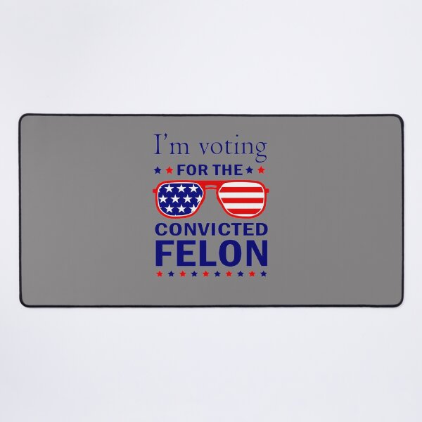 Item preview, I'M-VOTING-FOR-THE-CONVICTED-FELON-FUNNY-PRO-TRUMP-2024-T-SHIRT designed and sold by GalinaKuhn.
