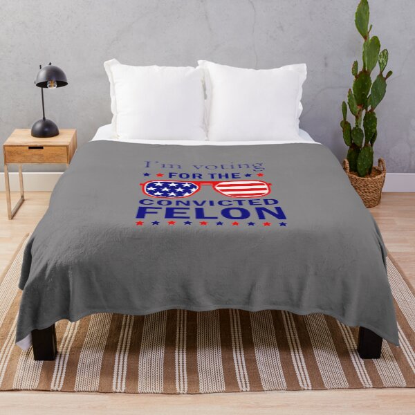 Item preview, I'M-VOTING-FOR-THE-CONVICTED-FELON-FUNNY-PRO-TRUMP-2024-T-SHIRT designed and sold by GalinaKuhn.