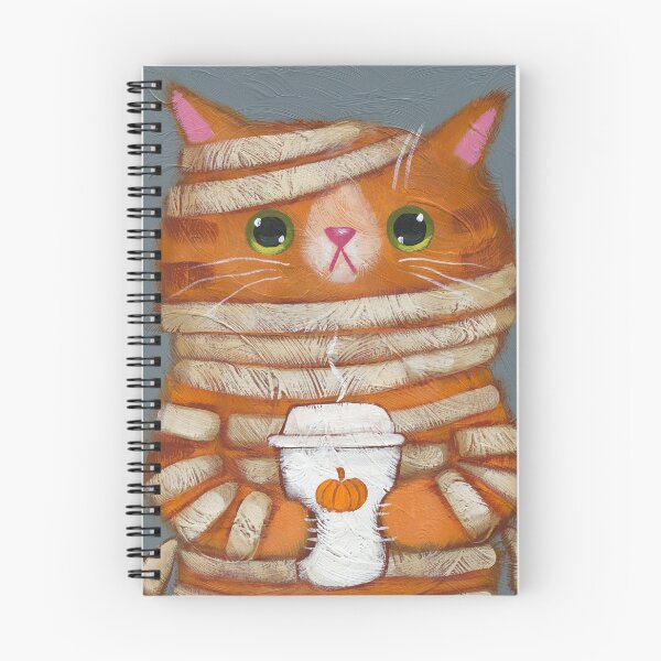 Item preview, Ginger Mummy Cat With Coffee designed and sold by KilkennyCat Art.