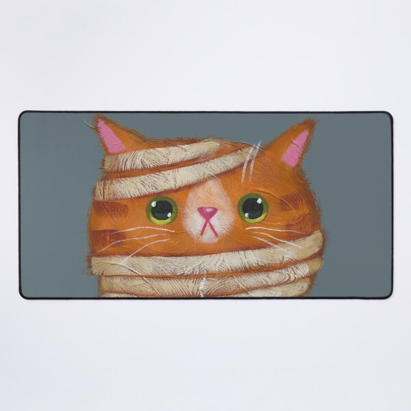 Item preview, Ginger Mummy Cat With Coffee designed and sold by KilkennyCat Art.