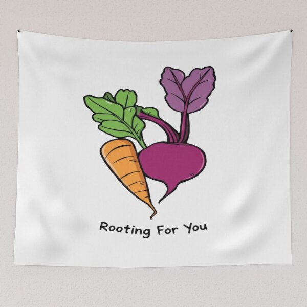 Item preview, Rooting For You Veggie Support Tee designed and sold by CMdigit.