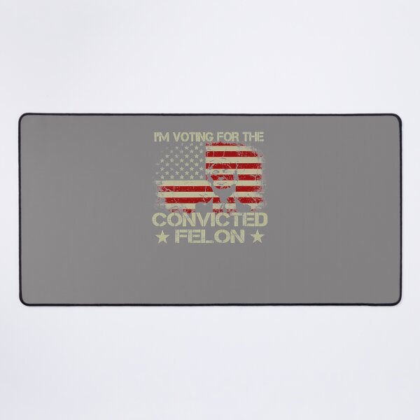 Item preview, I'M-VOTING-FOR-THE-CONVICTED-FELON-FUNNY-TRUMP-2024-T-SHIRT-(1) designed and sold by GalinaKuhn.