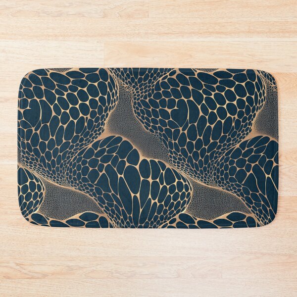 Item preview, Dragonfly Wing Geometric Mesh Pattern – Minimal Metallic Line Art Seamless Design designed and sold by Windy-market.