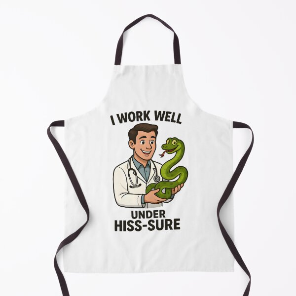 Item preview, Work Well Under Hiss-sure – Funny Reptile Vet Design designed and sold by Bettybee00.