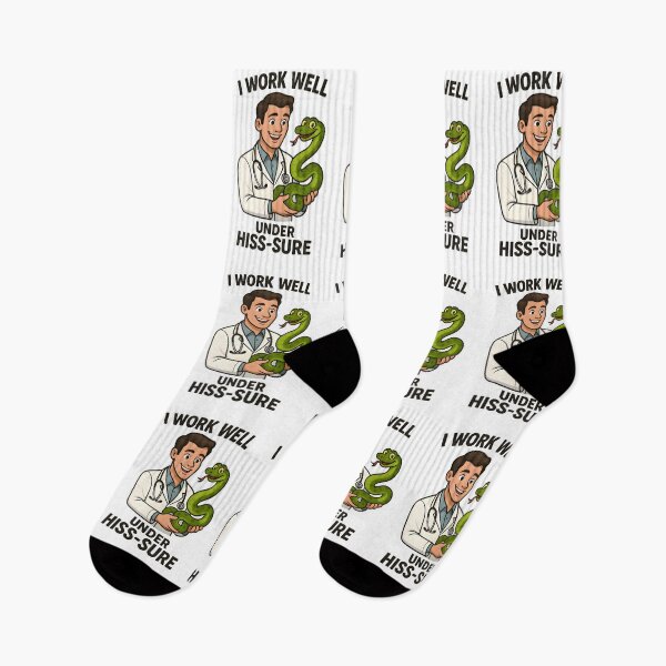 Item preview, Work Well Under Hiss-sure – Funny Reptile Vet Design designed and sold by Bettybee00.