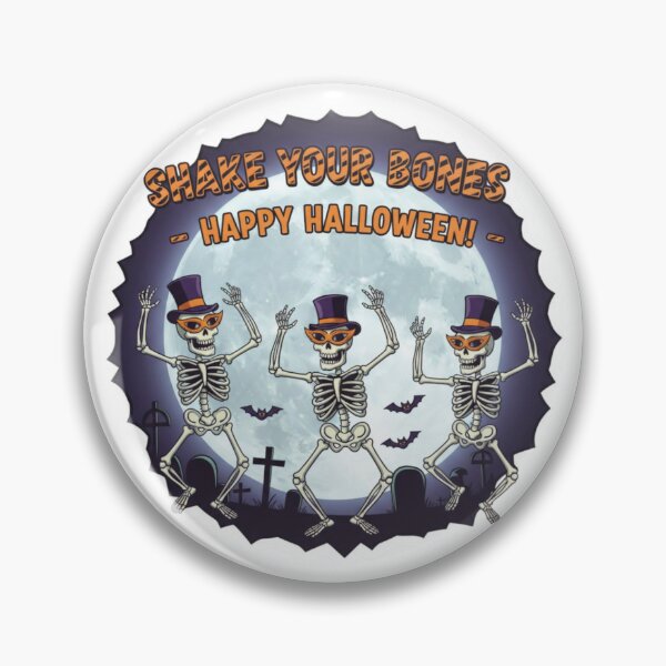 Item preview, Dancing Skeletons Under the Halloween Moon designed and sold by PrintBreeze.