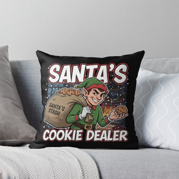 Item preview, Santa's Cookie Dealer Elf with Stash designed and sold by Silent Watch Threads..