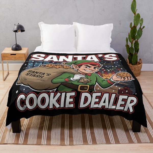 Item preview, Santa's Cookie Dealer Elf with Stash designed and sold by Silent Watch Threads..