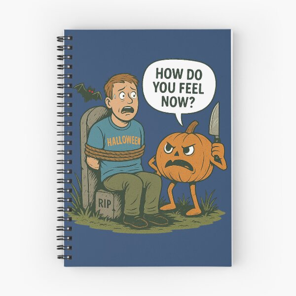 Item preview, Pumpkin Revenge – Funny Halloween Horror Illustration designed and sold by EchoDimension.