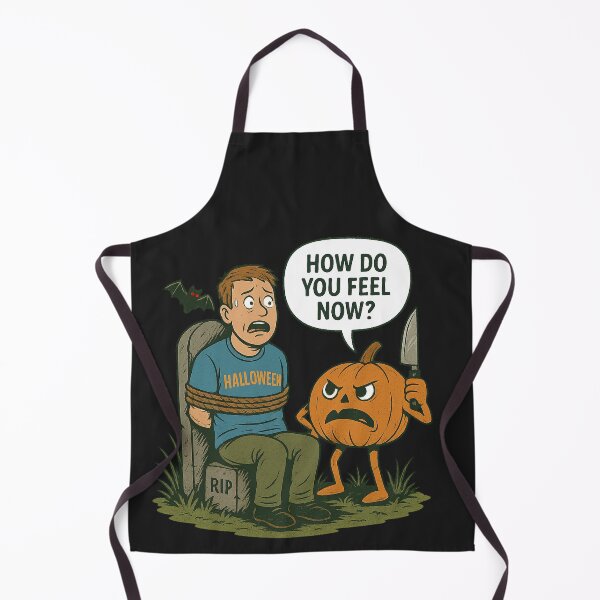 Item preview, Pumpkin Revenge – Funny Halloween Horror Illustration designed and sold by EchoDimension.