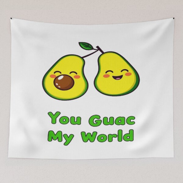 Item preview, You Guac My World Avocado Pun Tee designed and sold by CMdigit.