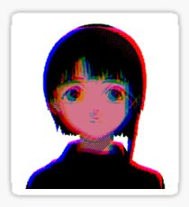 シリアルエクスペリメンツレイン - serial experiments lain Sticker