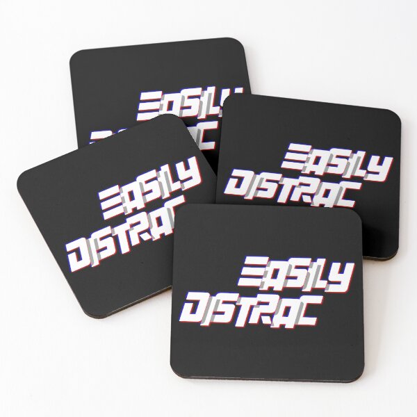 Item preview, Easily Distracted funny saying designed and sold by JonesFlora2025.