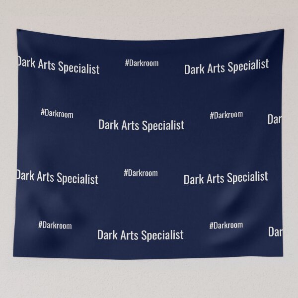 Item preview, Dark arts specialist, funny photography quote designed and sold by MadelineTaylo.