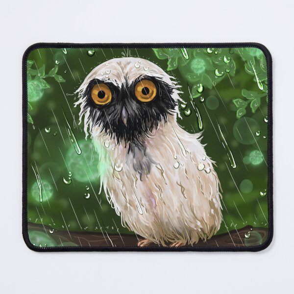 Item preview, Rainy Owl, Funny Wet Owl  designed and sold by LLOUDSPACE.