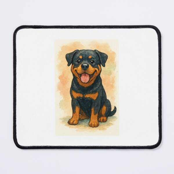 Item preview, Watercolor Rottweiler designed and sold by DogDepot.