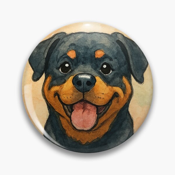 Item preview, Watercolor Rottweiler designed and sold by DogDepot.