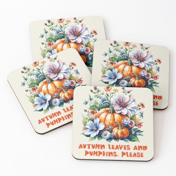 Item preview, Cute Fall Season Floral Pumpkin Art for Halloween, Autumn Vibe and thanksgiving  designed and sold by RSDigitalPrintDesign.