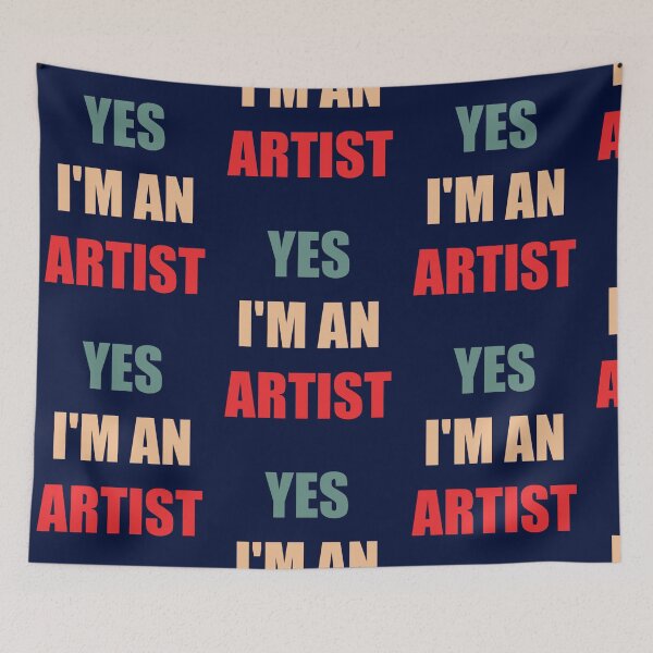 Item preview, Yes I_m an artist funny gift idea for girlfriend boyfriend graphic designer (1) designed and sold by MadelineTaylo.