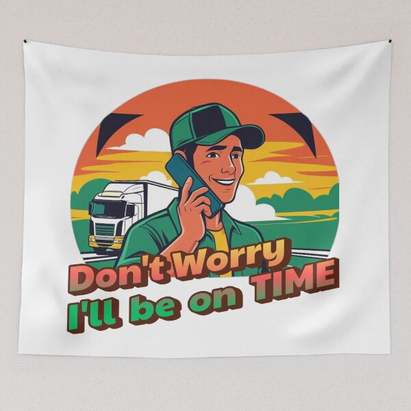 Item preview, Don't worry, I'll be on time funny gift designed and sold by TheSewRyn.