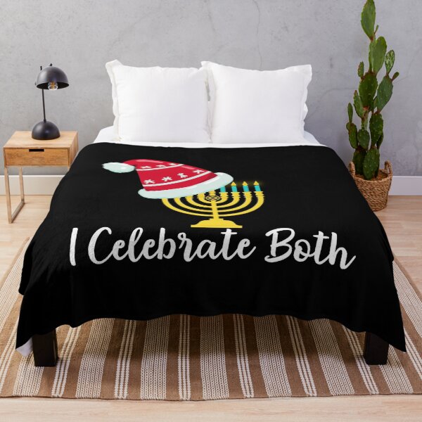 Item preview, I Celebrate Both Hanukkah and Christmas - Funny Holidays Quotes designed and sold by thecooltable.
