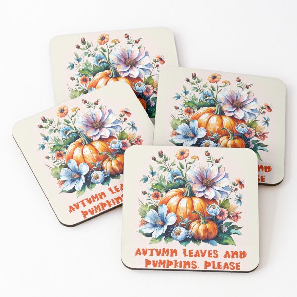 Item preview, Cute Fall Season Floral Pumpkin Art for Halloween, Autumn Vibe and thanksgiving  designed and sold by RSDigitalPrintDesign.