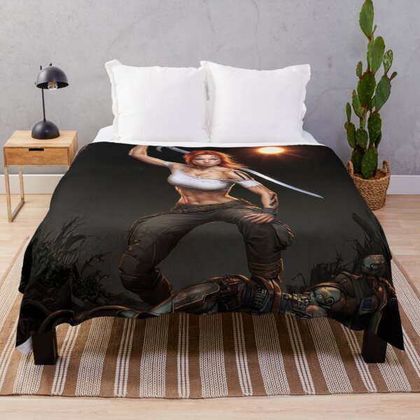 Item preview,  The Techno Samurai Warrior woman illustration art designed and sold by Vintage Designs +.