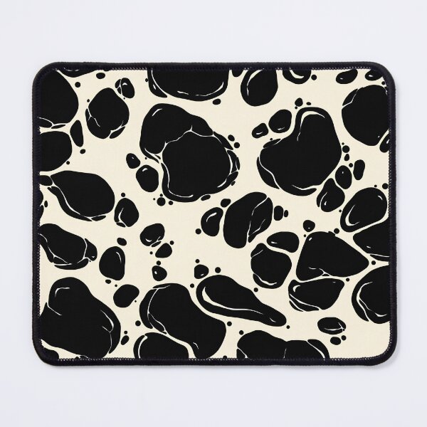 Item preview, Minimal Oil Droplets on Water Pattern – Black and White Seamless Vector Design designed and sold by Windy-market.