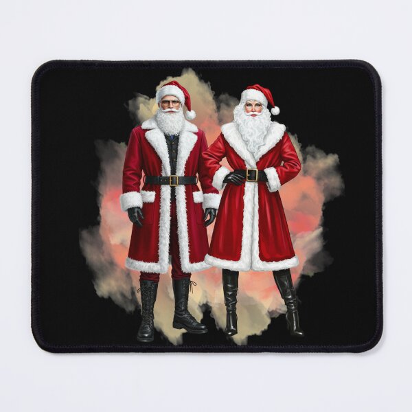 Item preview, Fashion editorial illustration of a modern Santa Claus and Mrs. Claus, Merry Christmas T-Shirt, ChristmasTime Tee, It's The Most Wonderful Time T-Shirt, Happy New Year Tee,Tis The Season Sweatshirt designed and sold by chipmuckdesignn.