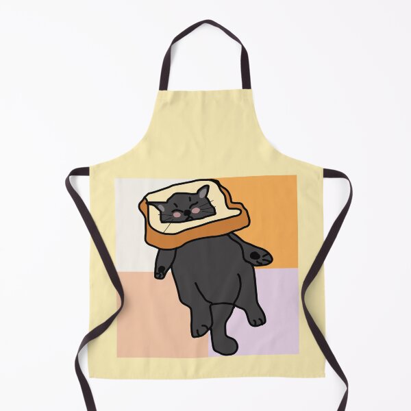 Item preview, funny cat sleeping on bread designed and sold by Kaewtaming.
