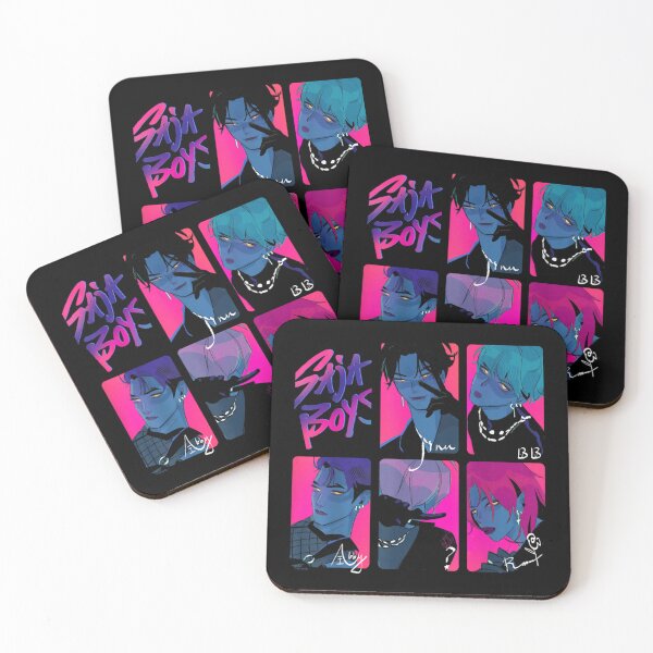 Item preview, Sad Boy Neon Portrait Grid designed and sold by dianadouri.