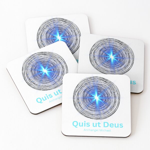 Item preview, Quis ut Deus – Archangel Michael Light Shield designed and sold by CosmicNectarArt.
