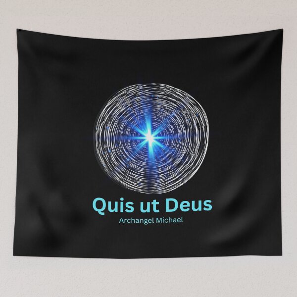 Item preview, Quis ut Deus – Archangel Michael Light Shield designed and sold by CosmicNectarArt.