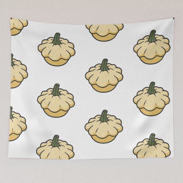 Item preview, Patisson Squash – Cute Autumn Pumpkin for Halloween Vibes designed and sold by JOANNASKAH.
