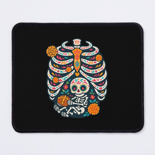 Item preview, Día de los Muertos Baby Skeleton Ribcage Illustration designed and sold by DailyDrivesct.