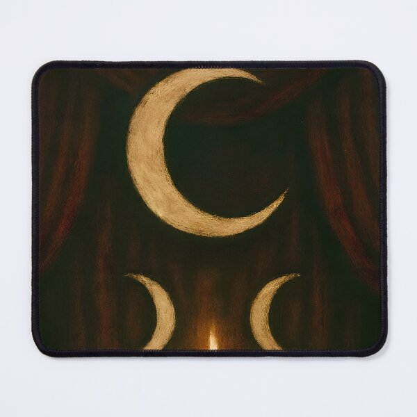 Item preview, Mystical Crescent Moons With Candlelight designed and sold by PandaTShirtShop.