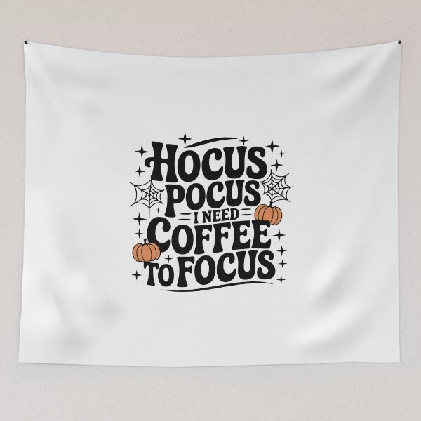 Item preview, Hocus Pocus I Need Coffee To Focus designed and sold by jkrphoto.