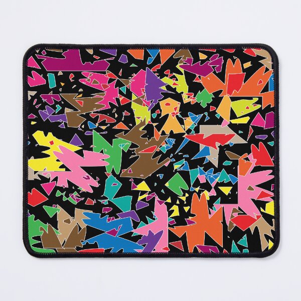 Item preview, Abstract illustration of colorful paper cut scattered, festival illustration, fabric pattern design designed and sold by wonghong.