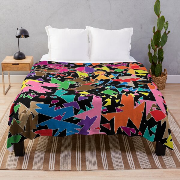 Item preview, Abstract illustration of colorful paper cut scattered, festival illustration, fabric pattern design designed and sold by wonghong.