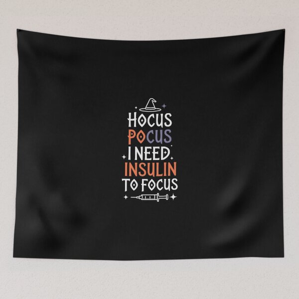 Item preview, Hocus Pocus I Need Insulin To Focus designed and sold by jkrphoto.
